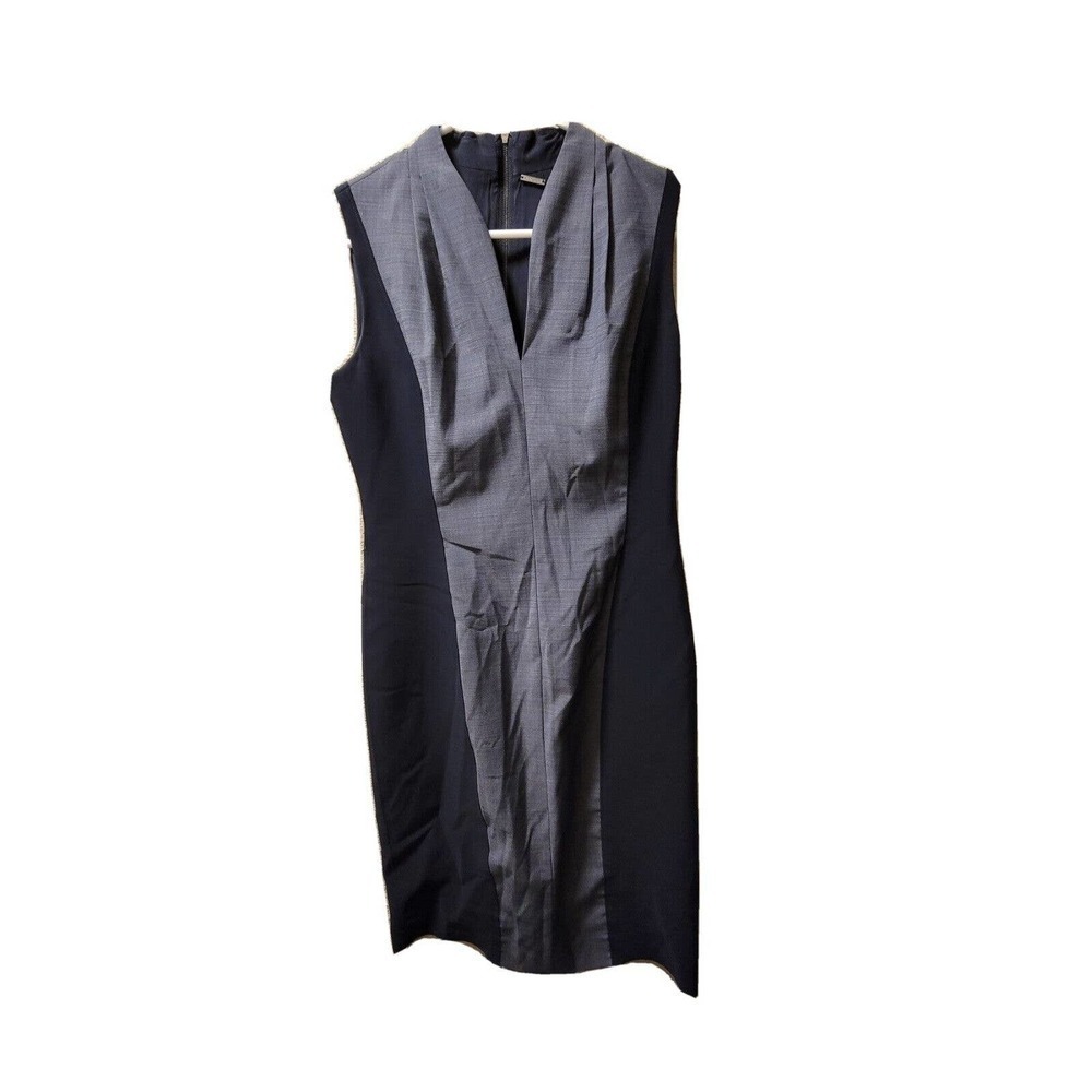 Elle Tahari Amabel Dress Black And Gray Size 4